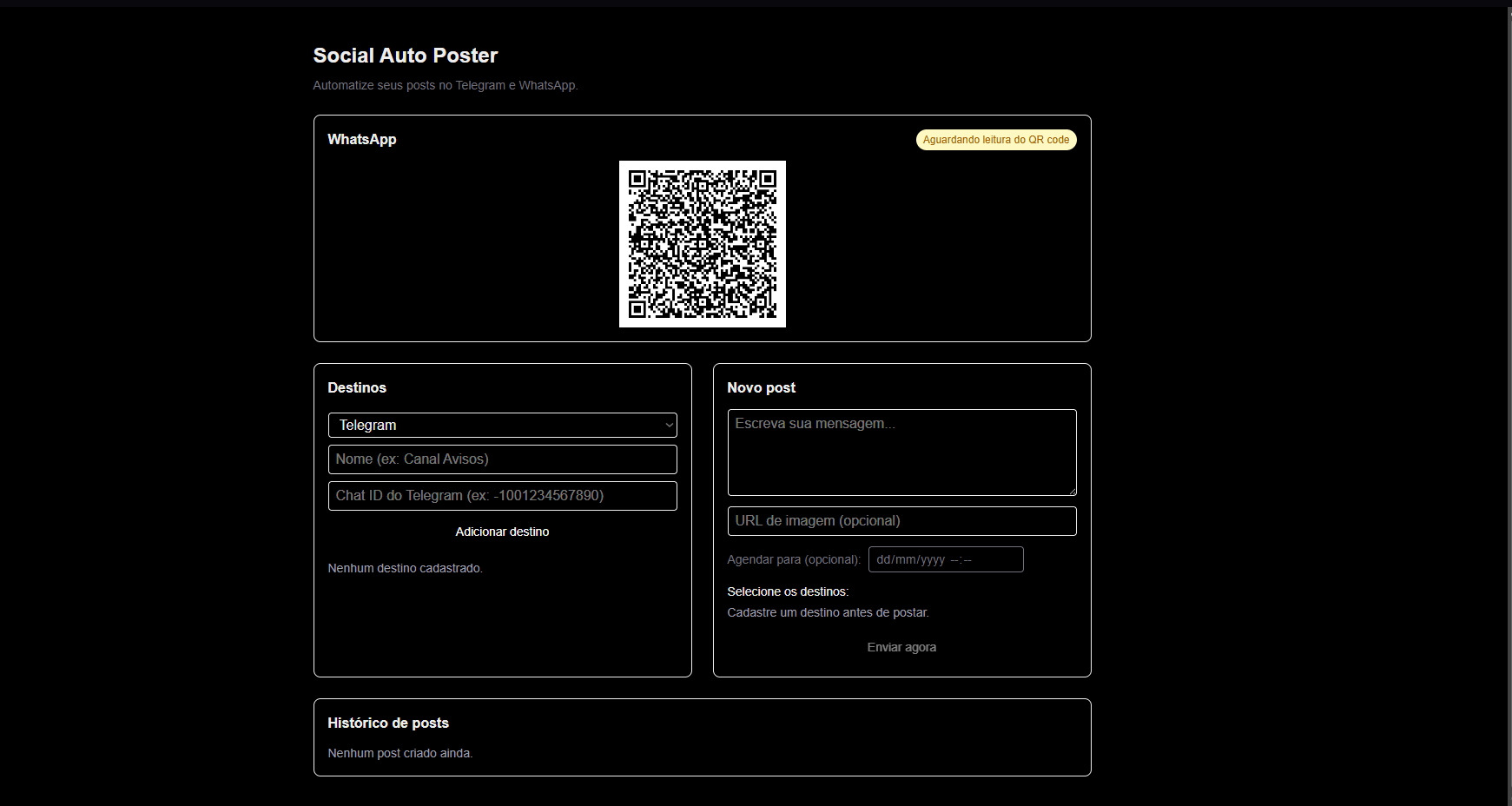 Social Auto Poster - Automação de Redes Sociais